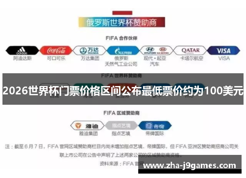 2026世界杯门票价格区间公布最低票价约为100美元 2026世界杯门票价格区间公布最低票价约为100美元